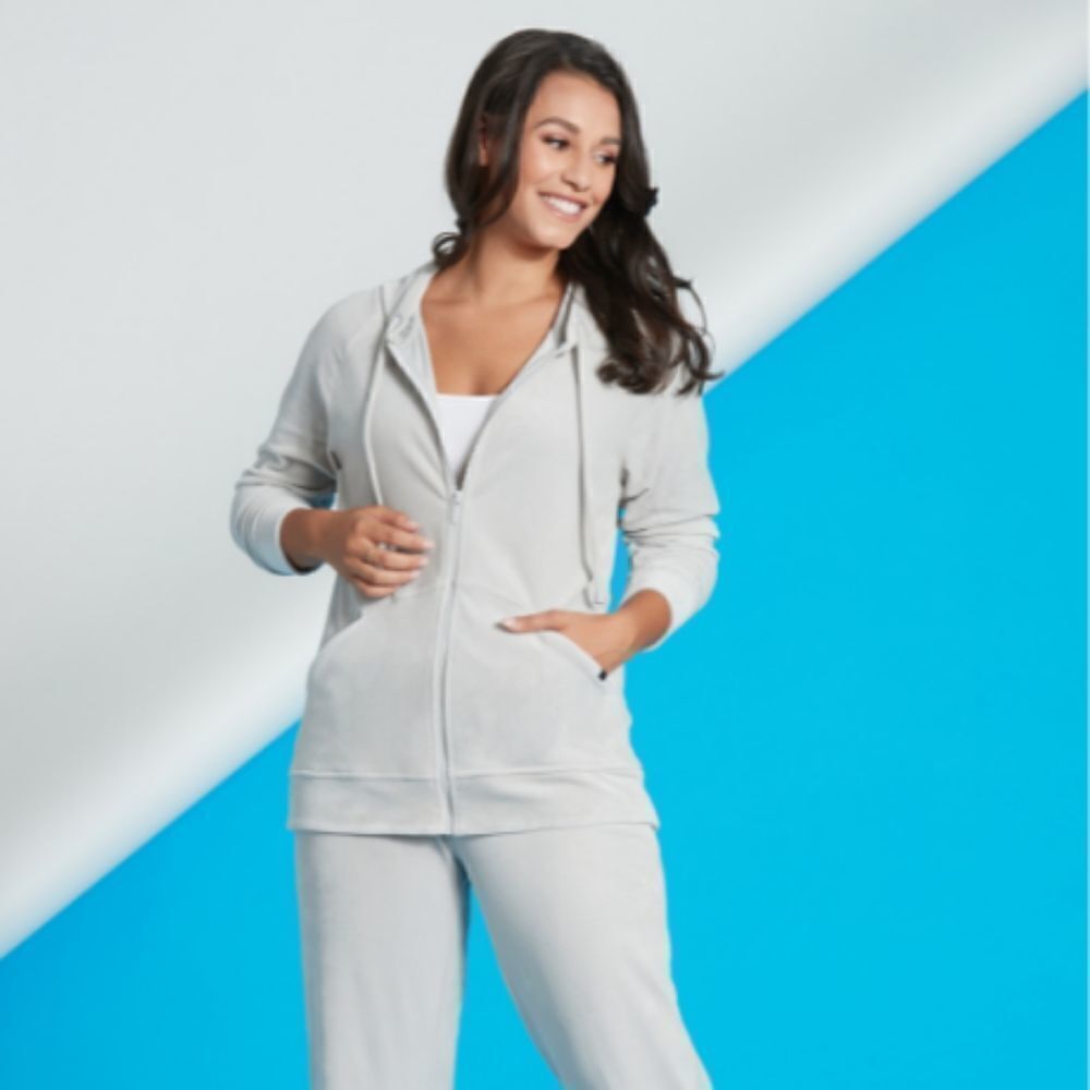 NWT Peach Empower Velour Hoodie Medium